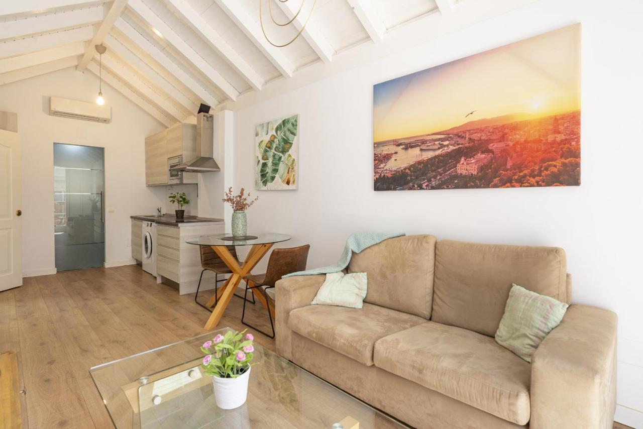 מאלגה Urbe10 Terrace Constitucion 1 Bedroom Apartment מראה חיצוני תמונה
